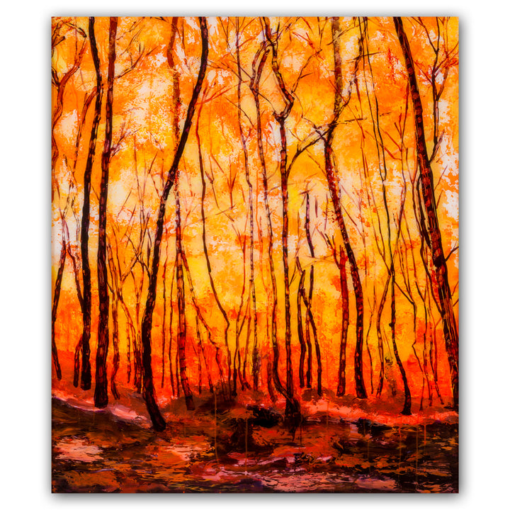 Autumn Fire (Original Painting): The Art of Rachel Shultz