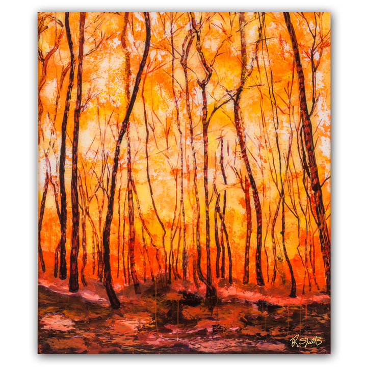 Autumn Fire (Print): The Art of Rachel Shultz
