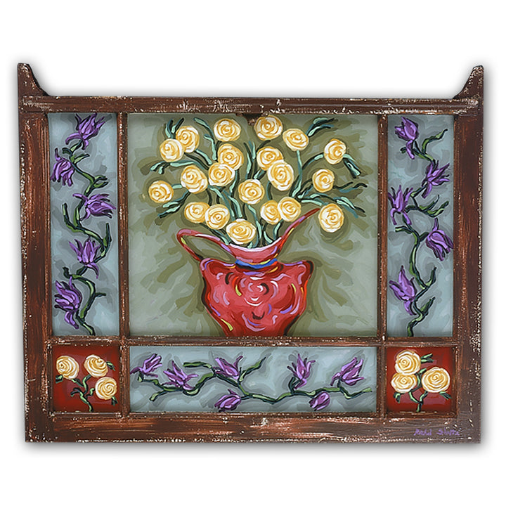 Tulips and Roses 2 (Original Painting): The Art of Rachel Shultz