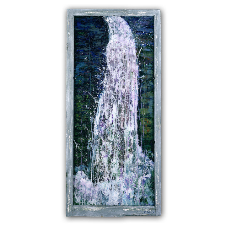 Waterfall 1 (Original Painting): The Art of Rachel Shultz
