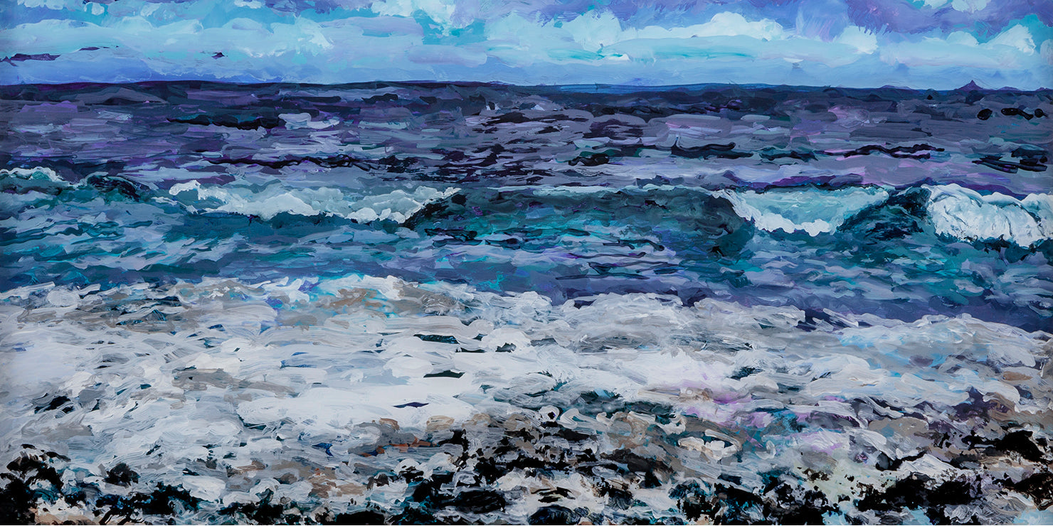 Collection Image - Flowing Waters: Poipu Shores (Painting in Window)