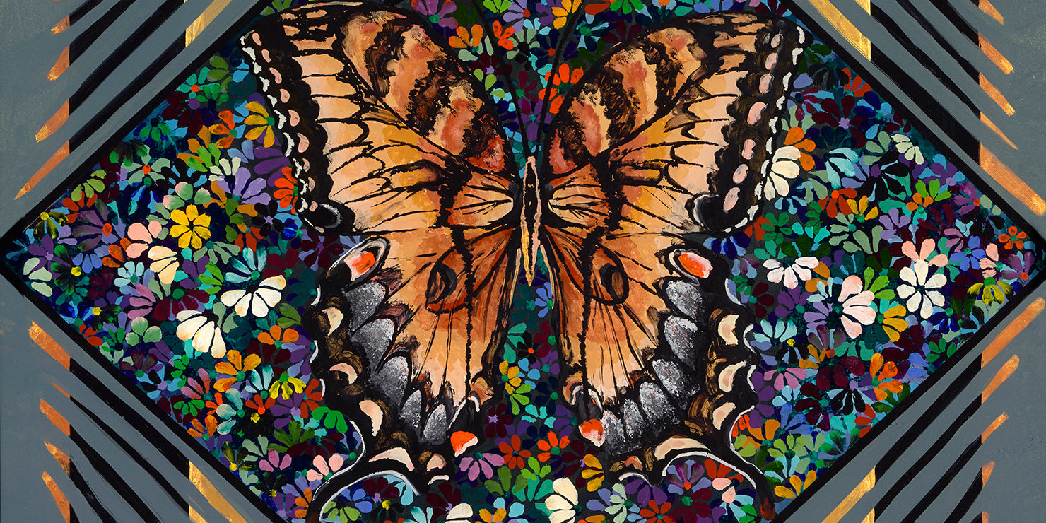 Collection Image - Winged Creatures: Spring Monarch (Painting in Window)