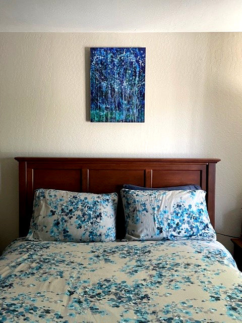 Blue Rainforest (Limited Edition Print) in Customer's Home