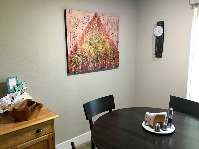 In the Valley of the Heart (Limited Edition Print) in Customer's Home