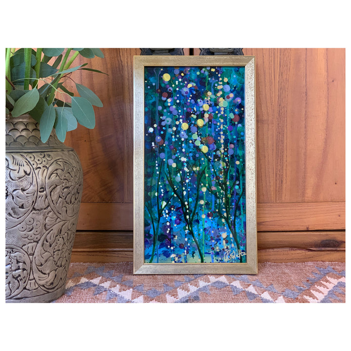 Cobalt Forest (Original Painting): The Art of Rachel Shultz