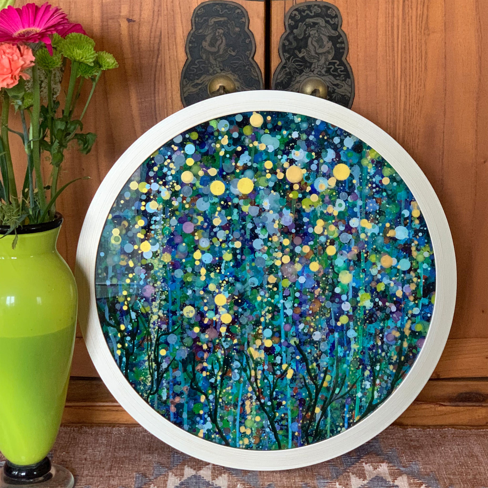 Forest Shimmer (Original Painting): The Art of Rachel Shultz