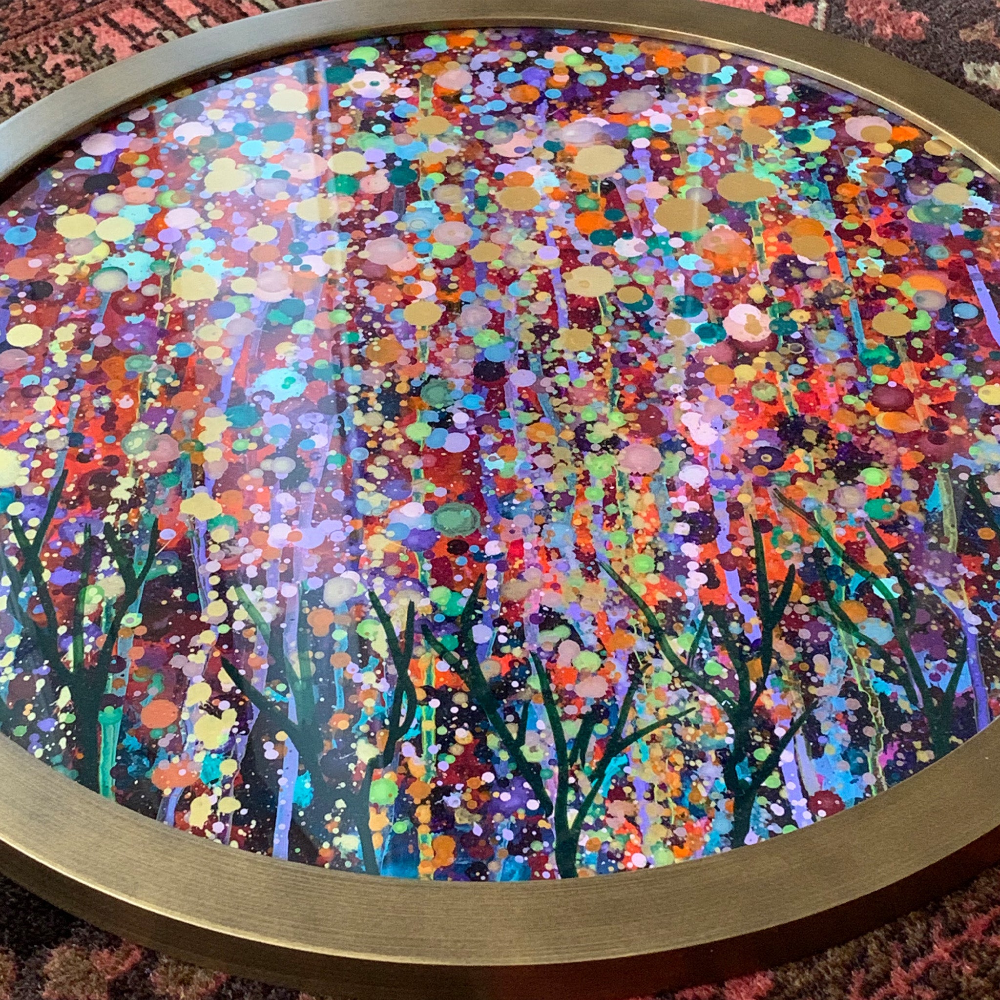 Infinite Hearth (Original Painting): The Art of Rachel Shultz - Alt View - Framed