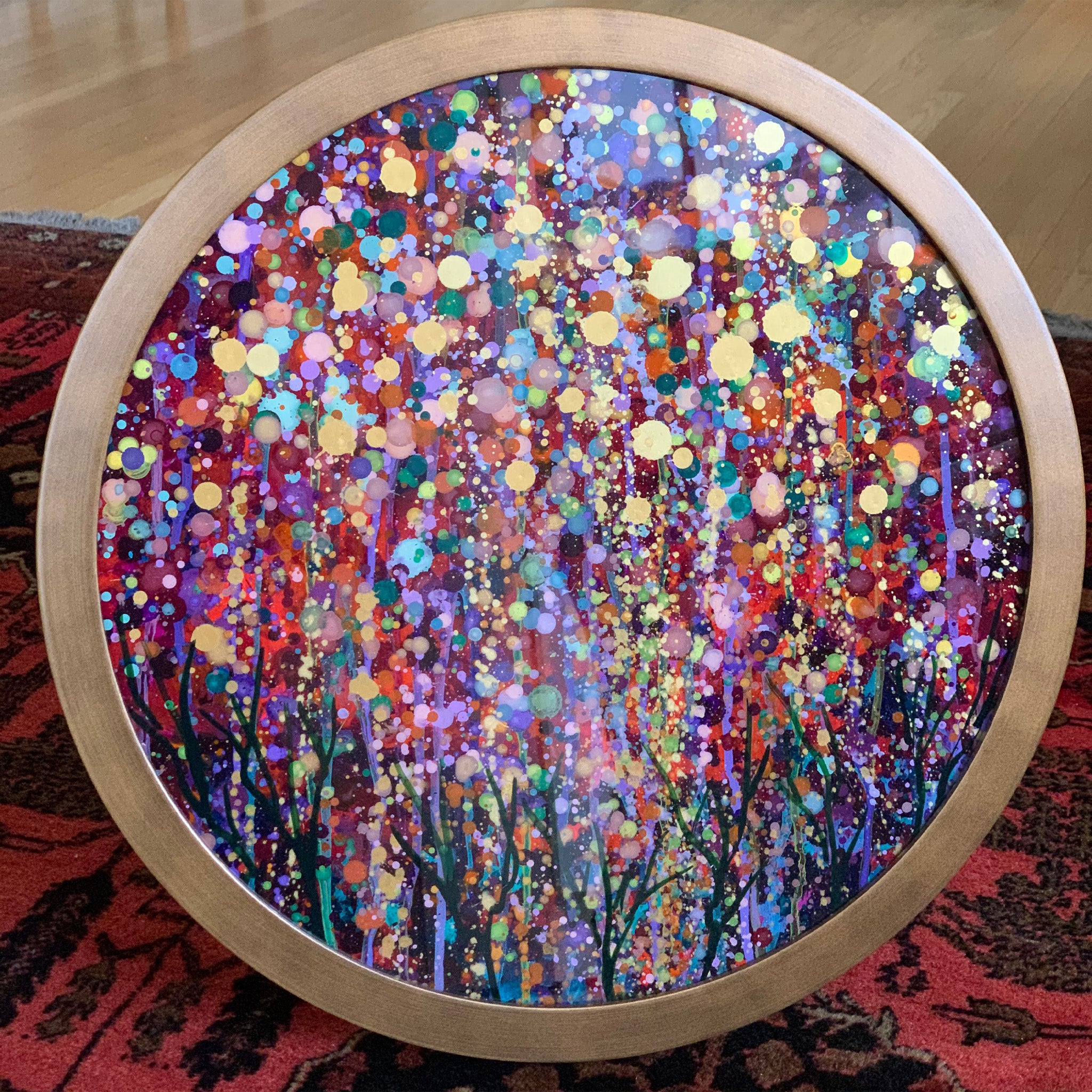 Infinite Hearth (Original Painting): The Art of Rachel Shultz - Alt View - Framed