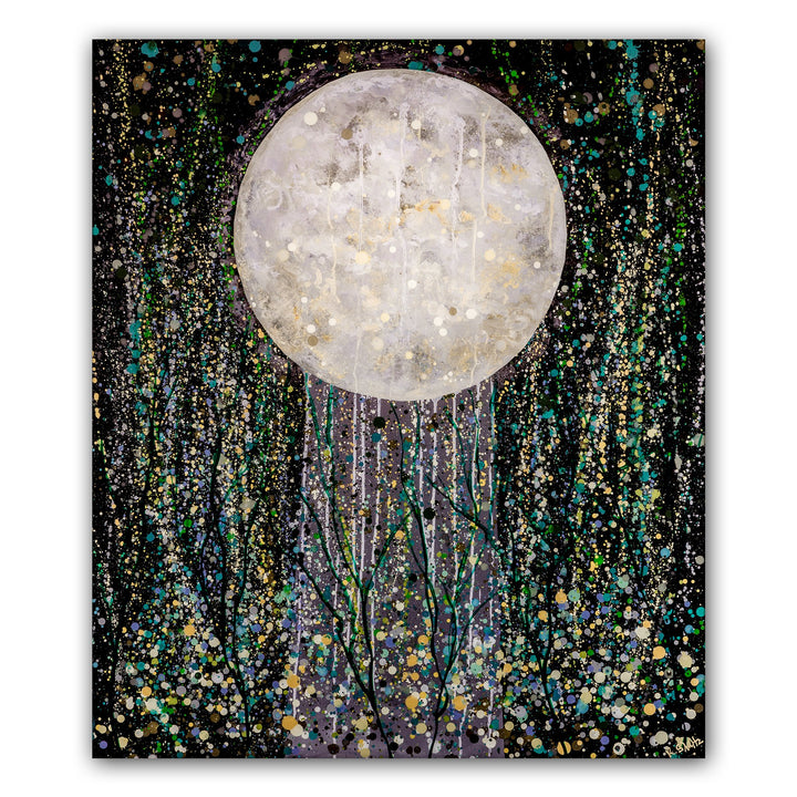Lunar Forest 1 (Original Painting): The Art of Rachel Shultz