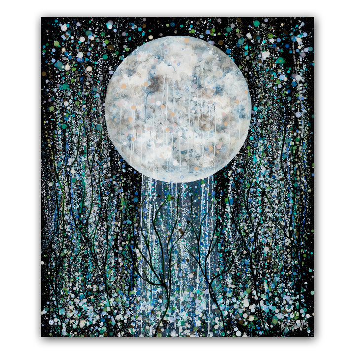 Lunar Forest 2 (Original Painting): The Art of Rachel Shultz