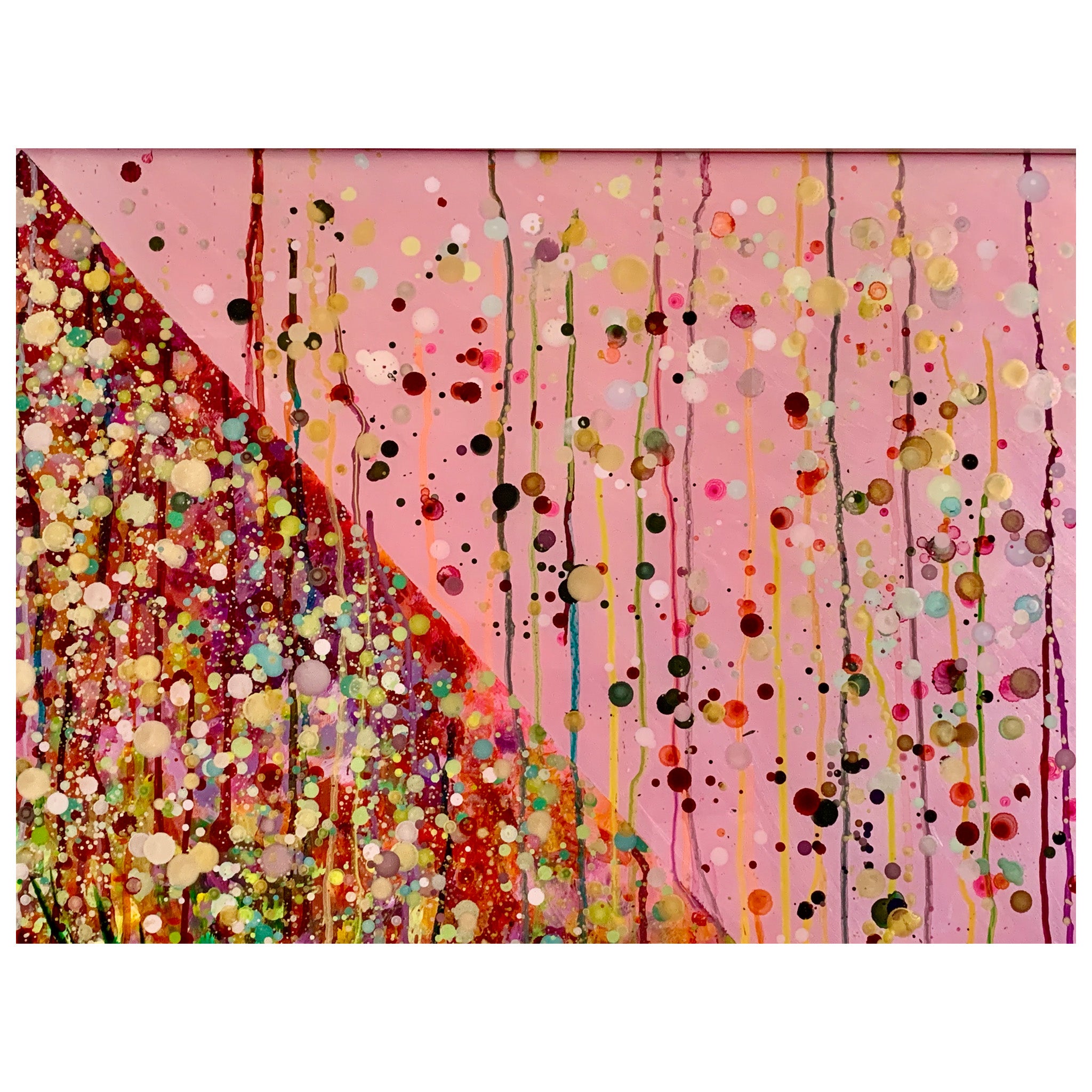 Pink Guardian (Original Painting): The Art of Rachel Shultz - Close-up B