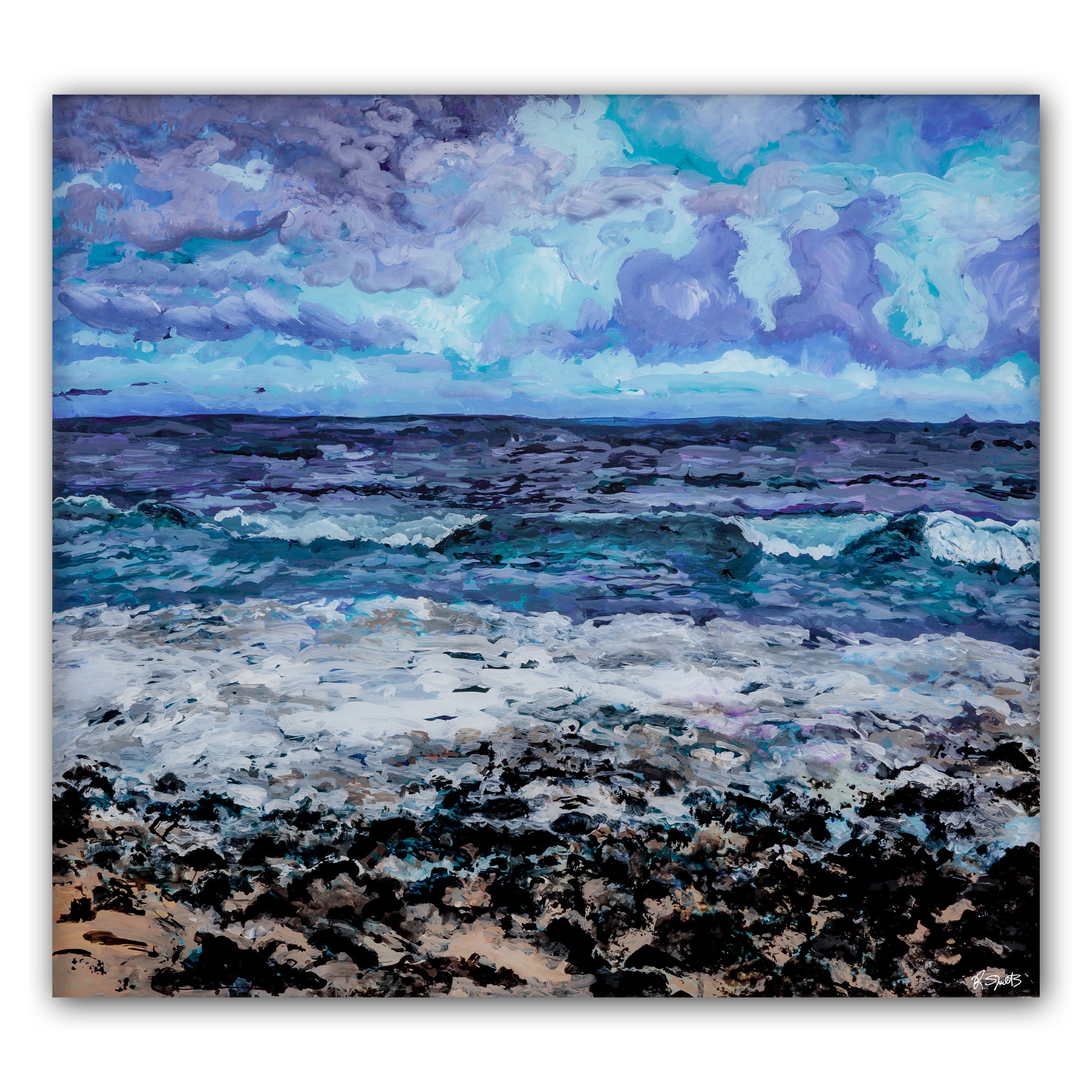 Poipu Shores (Print): The Art of Rachel Shultz