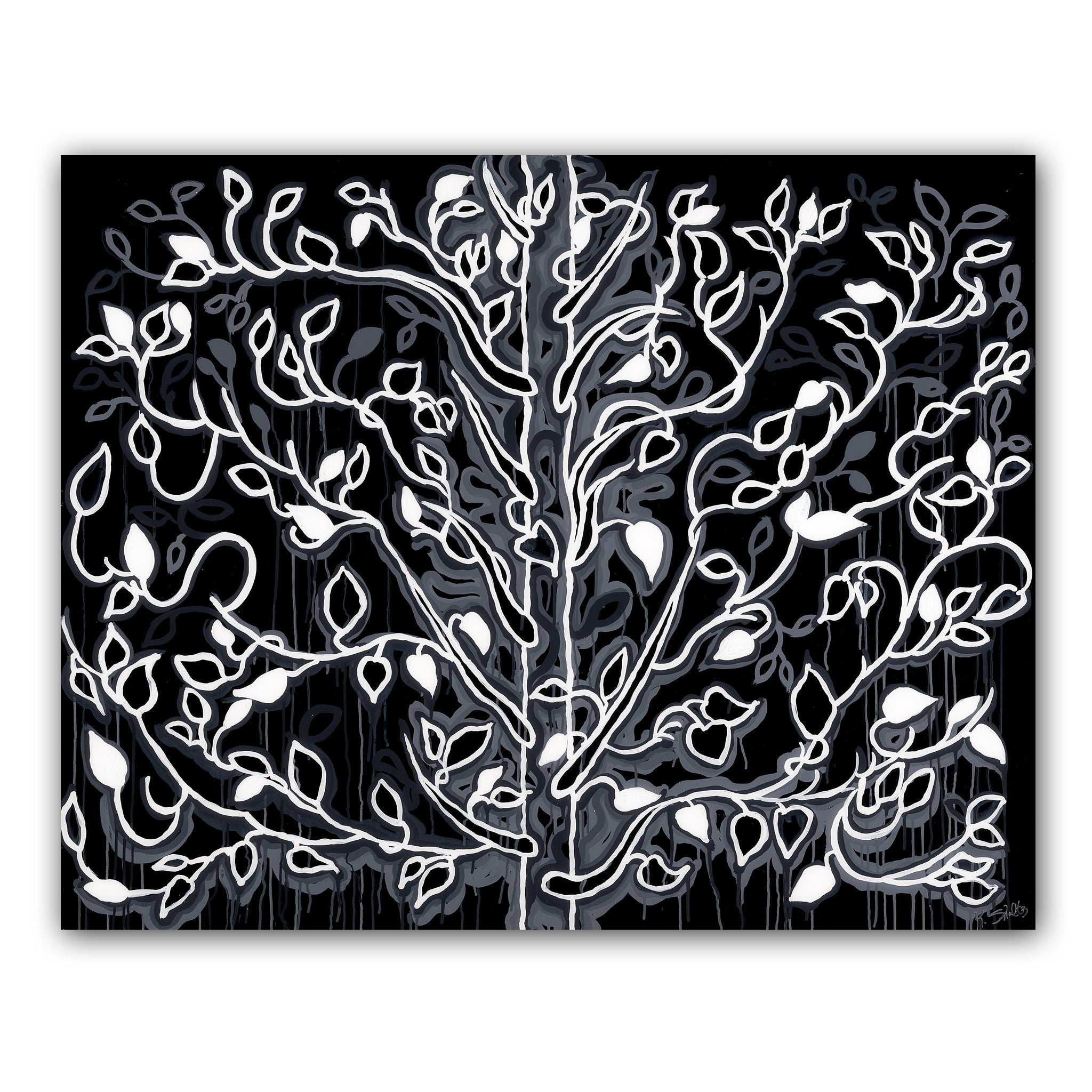 Shadows and Leaves (Print): The Art of Rachel Shultz