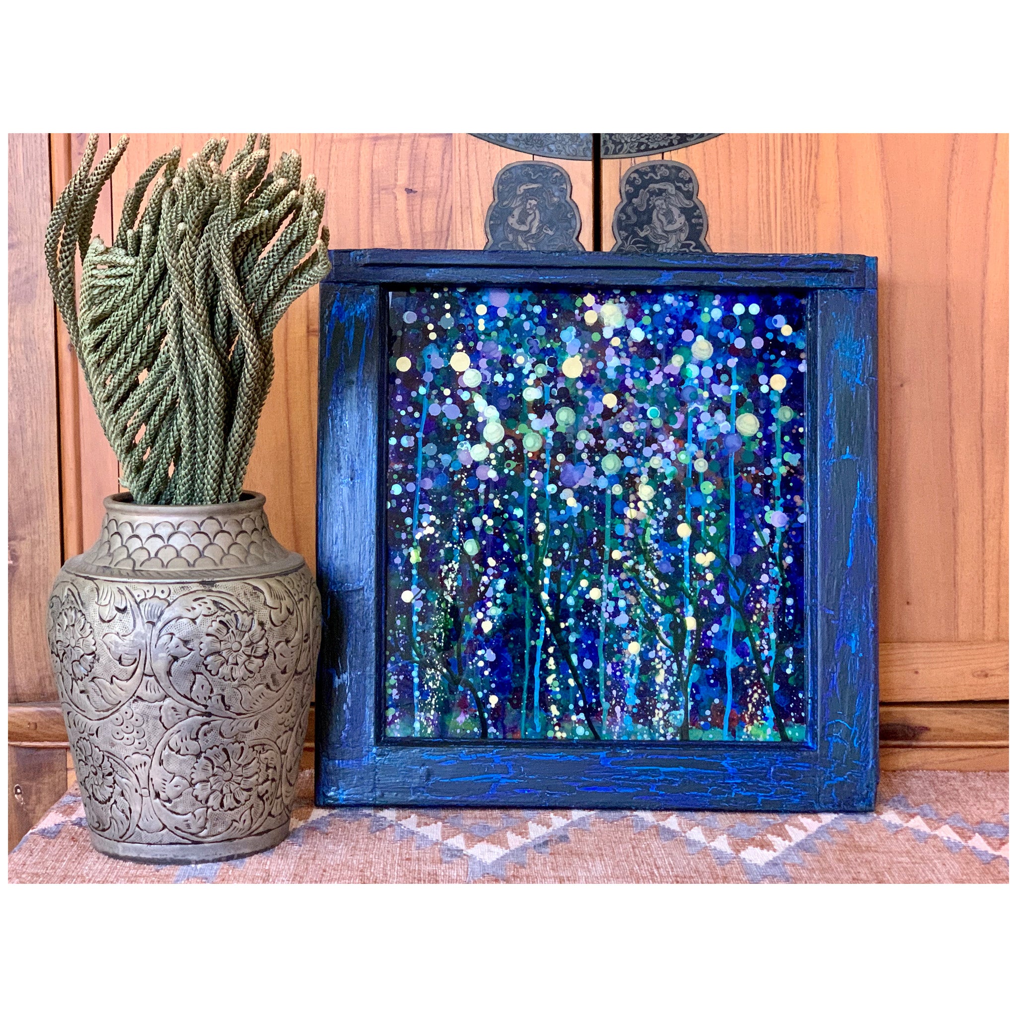 Ultramarine Forest (Original Painting): The Art of Rachel Shultz