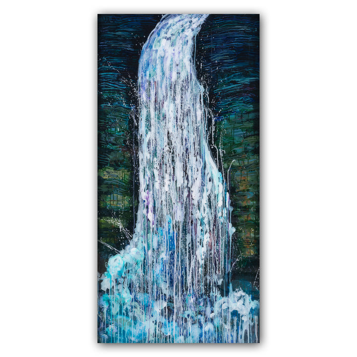Waterfall 4 (Original Painting): The Art of Rachel Shultz