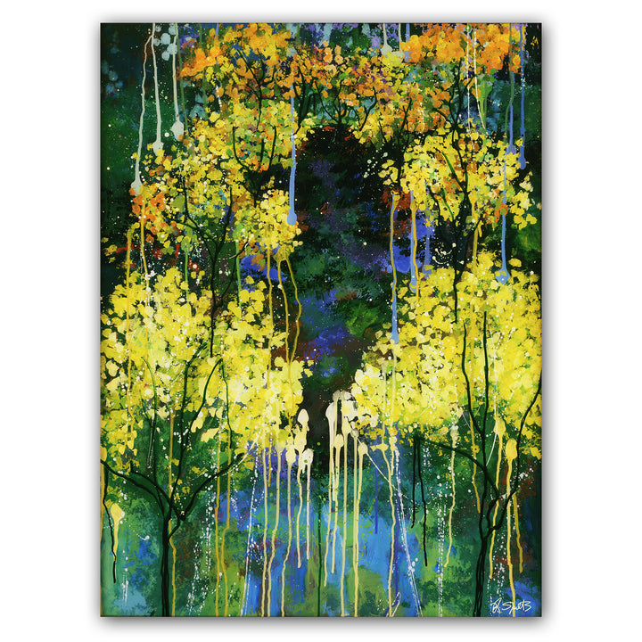 Yellow Trees (Print): The Art of Rachel Shultz